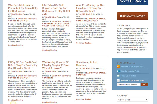 Topics For Law Blogs
